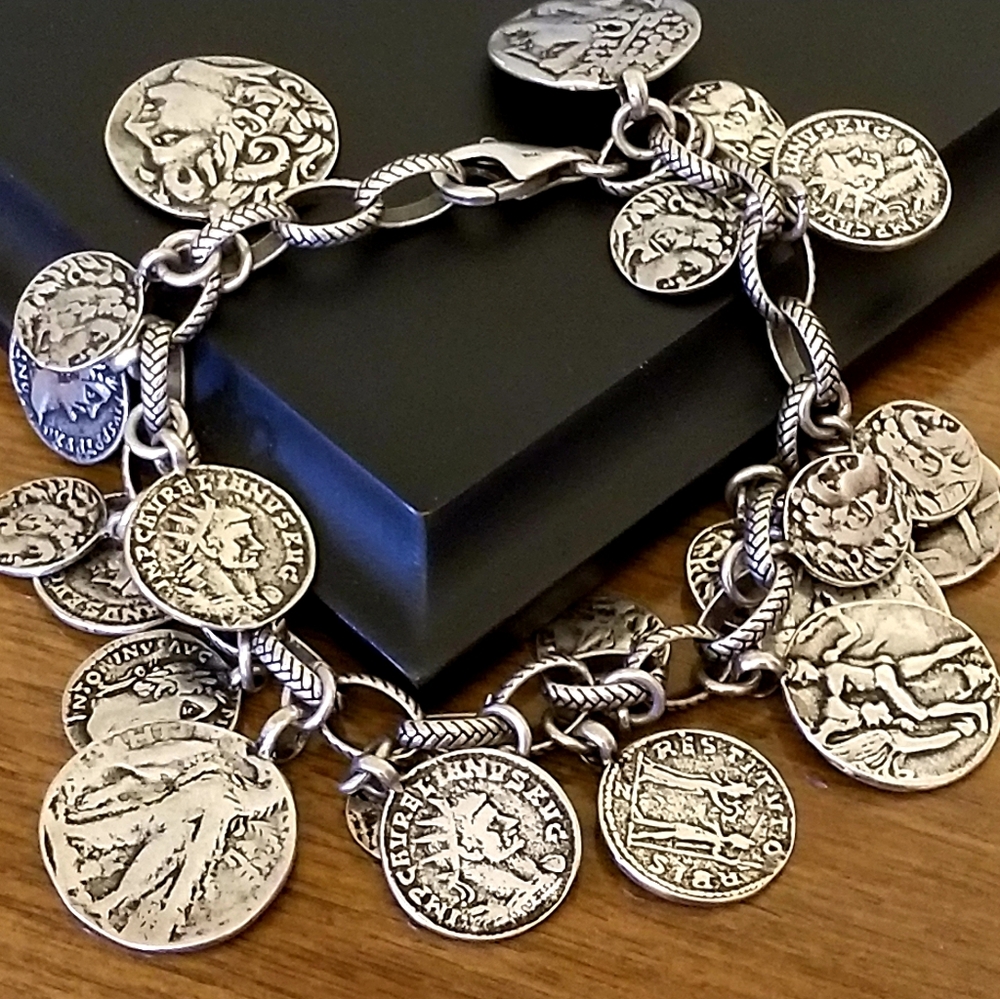 Silpada Sterling Silver Coin Bracelet